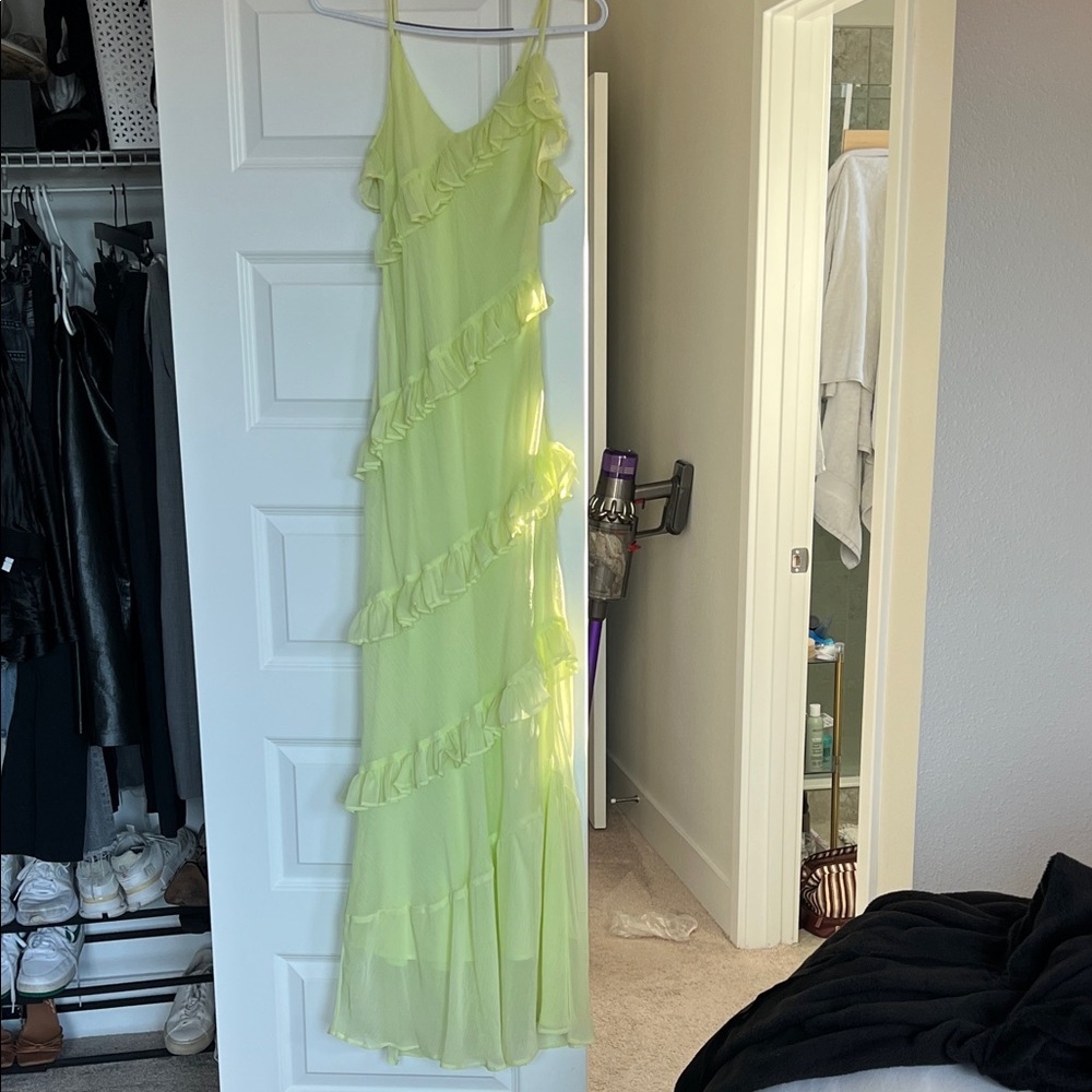 Nasty Gal Ruffle Maxi Dress